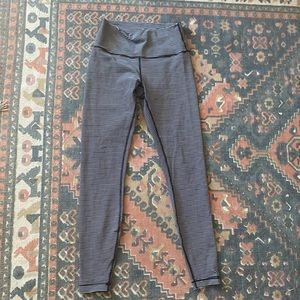 Striped High Rise 28” Wunder Under Lululemon Leggings